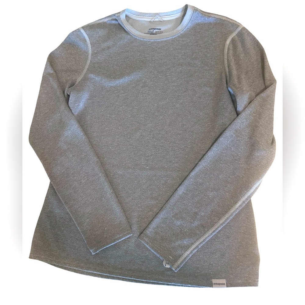 Patagonia Women's Long Sleeve Crew Neck Shirt - Heather Gray